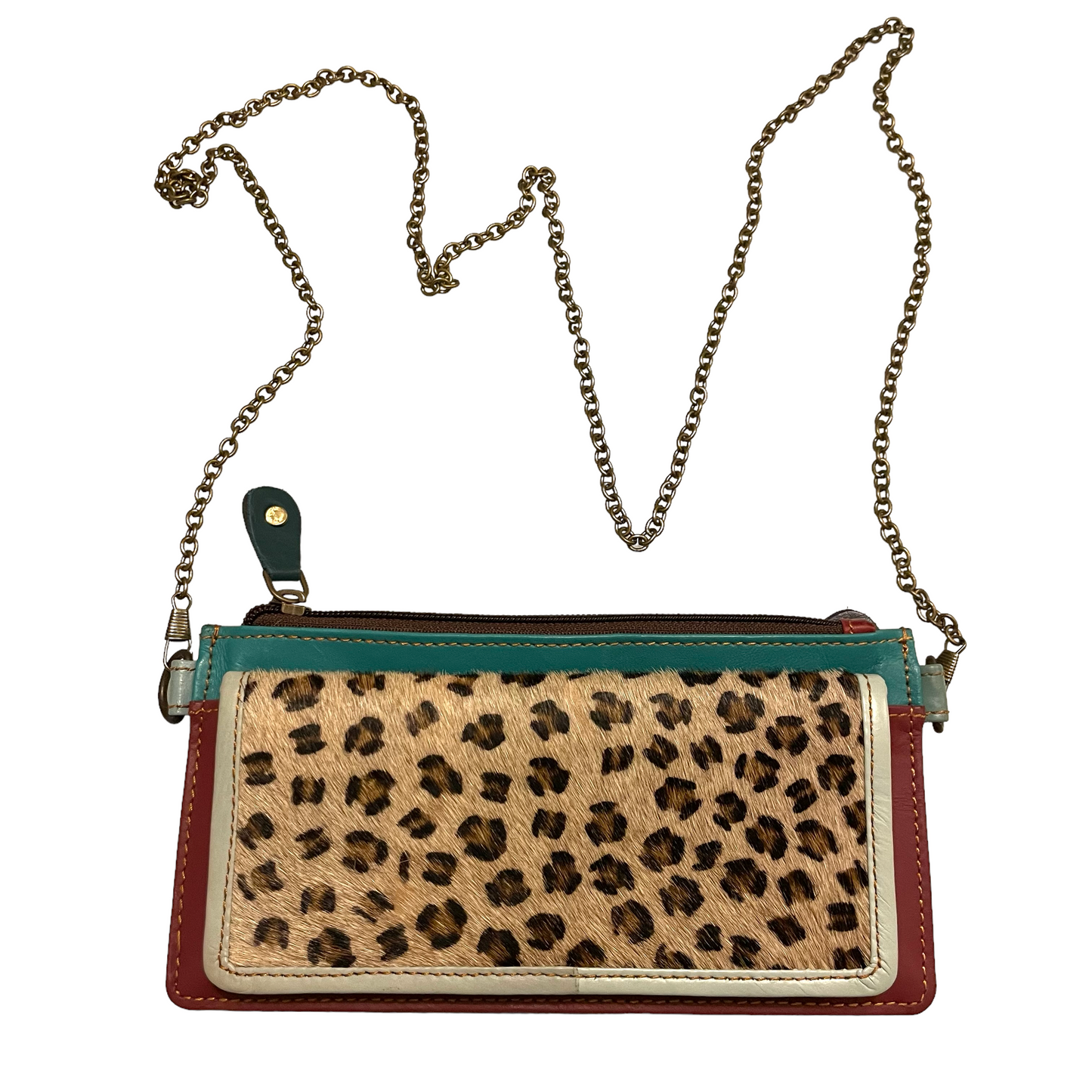 Penny Chain Purse - Leopard
