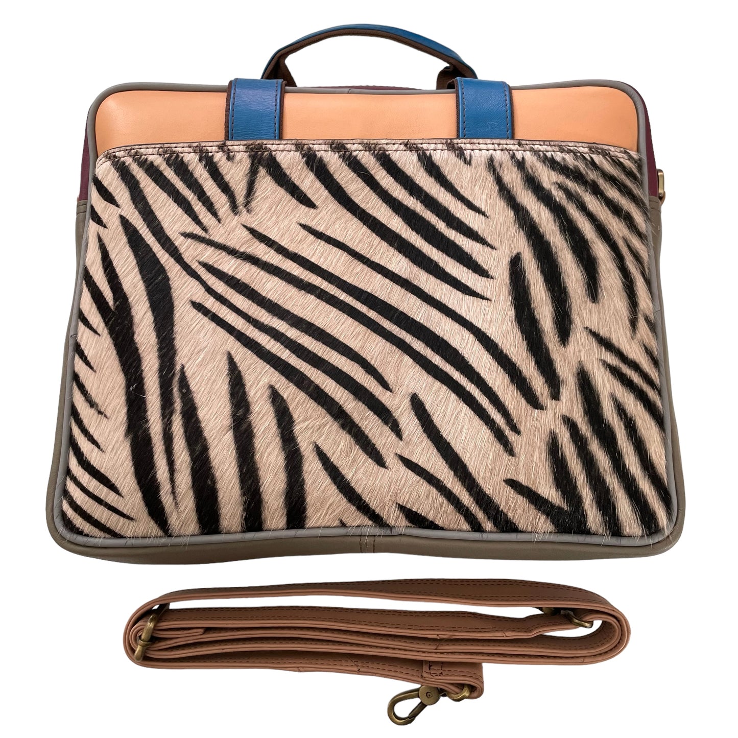 Millie Mac Zebra Laptop Bag